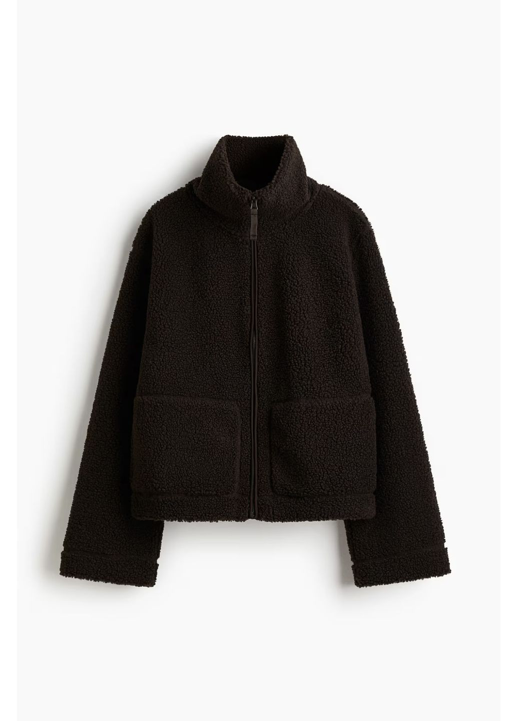 Коричнева демісезонна куртка без підкладки H&M Тедді