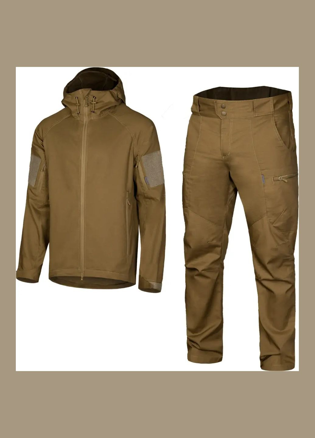 Койот демісезонний костюм stalker 3.0 twill coyote Camotec