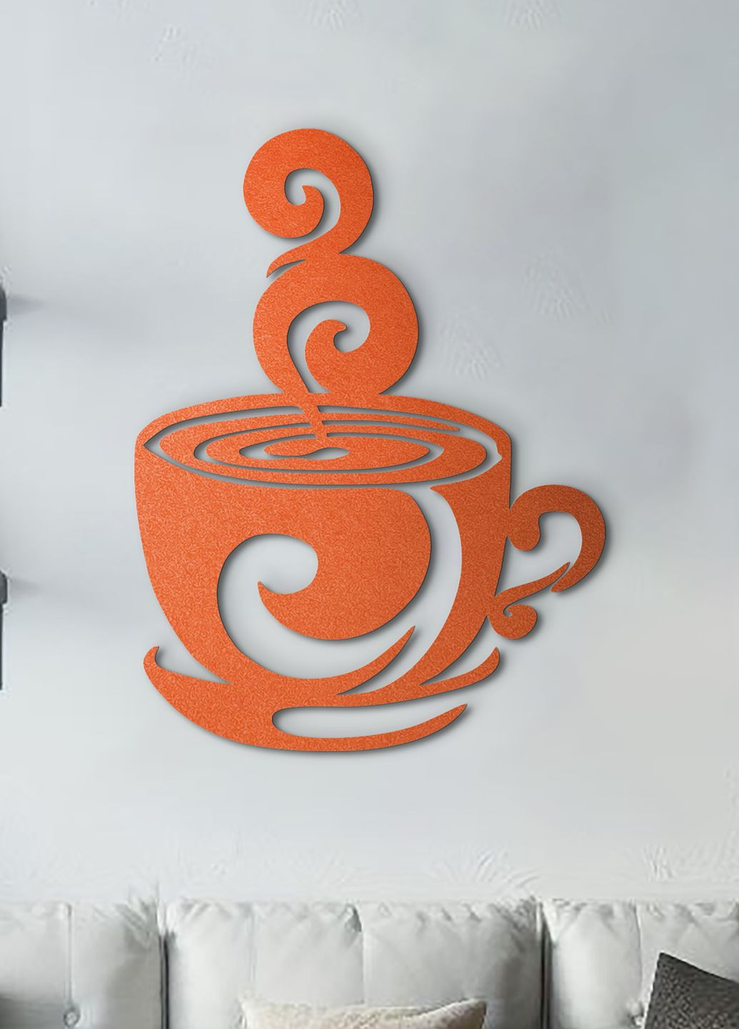 Деревянная картина на кухню, декор в комнату "Кофе на двоих", стиль минимализм 60х45 см Woodyard (291843082)