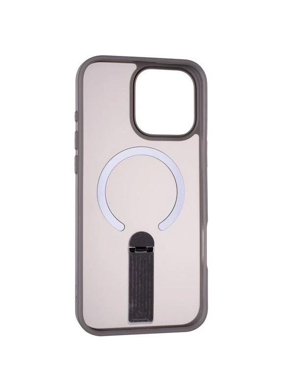 Чохол Bumper Stick Case (MagSafe Stand) iPhone 16 Pro Max Grey Gelius (383909022)