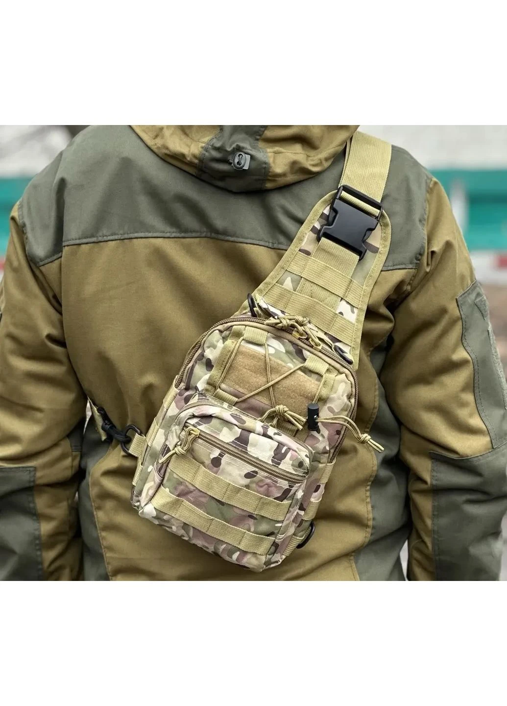 Сумка тактическая военная, сумка через плечо армейская 6 л для мужчин No Brand (361669397)