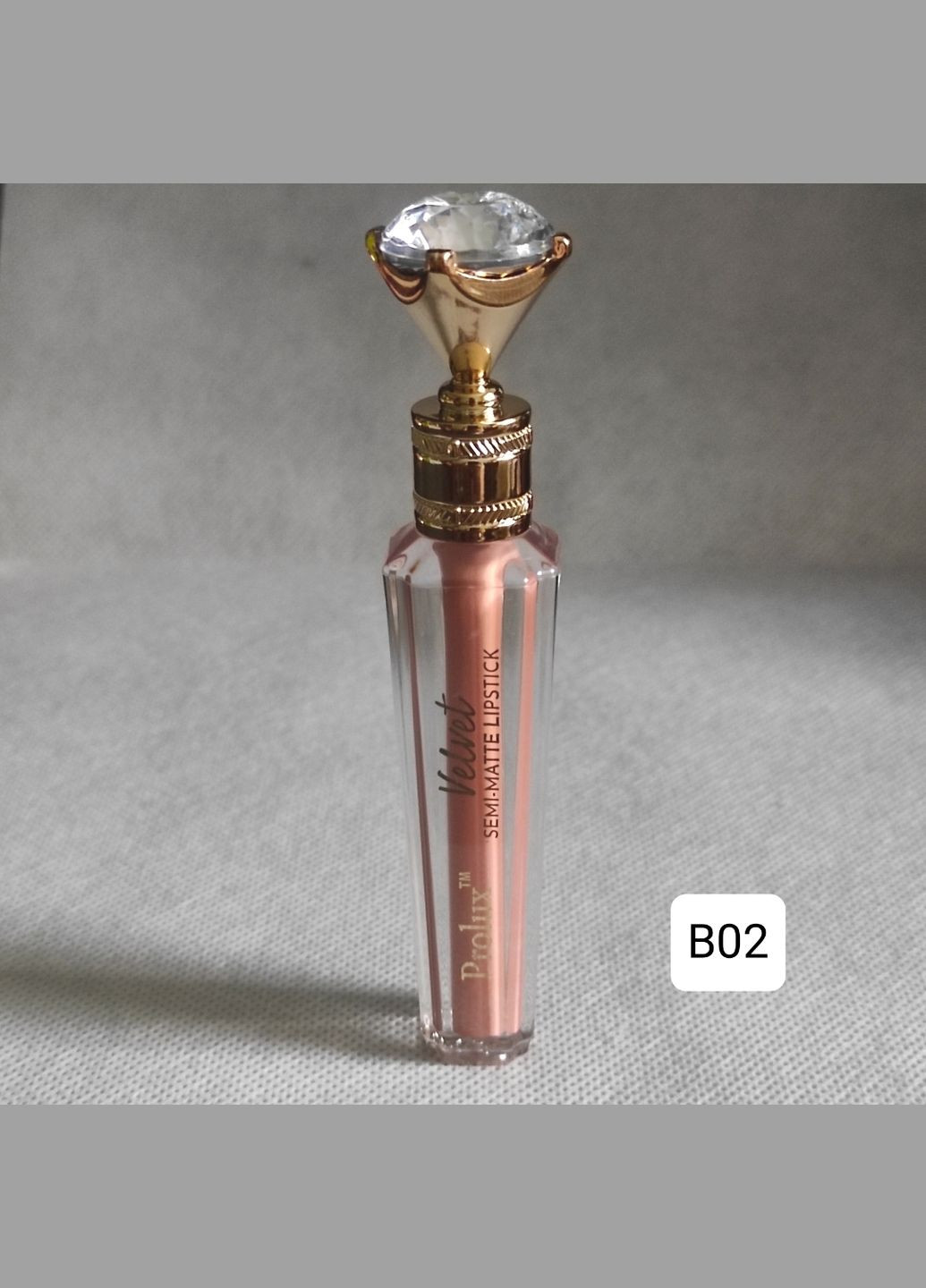 Напіівматова помада Prolux Semi-Matte Lipstick - B02 No Brand (299340357)