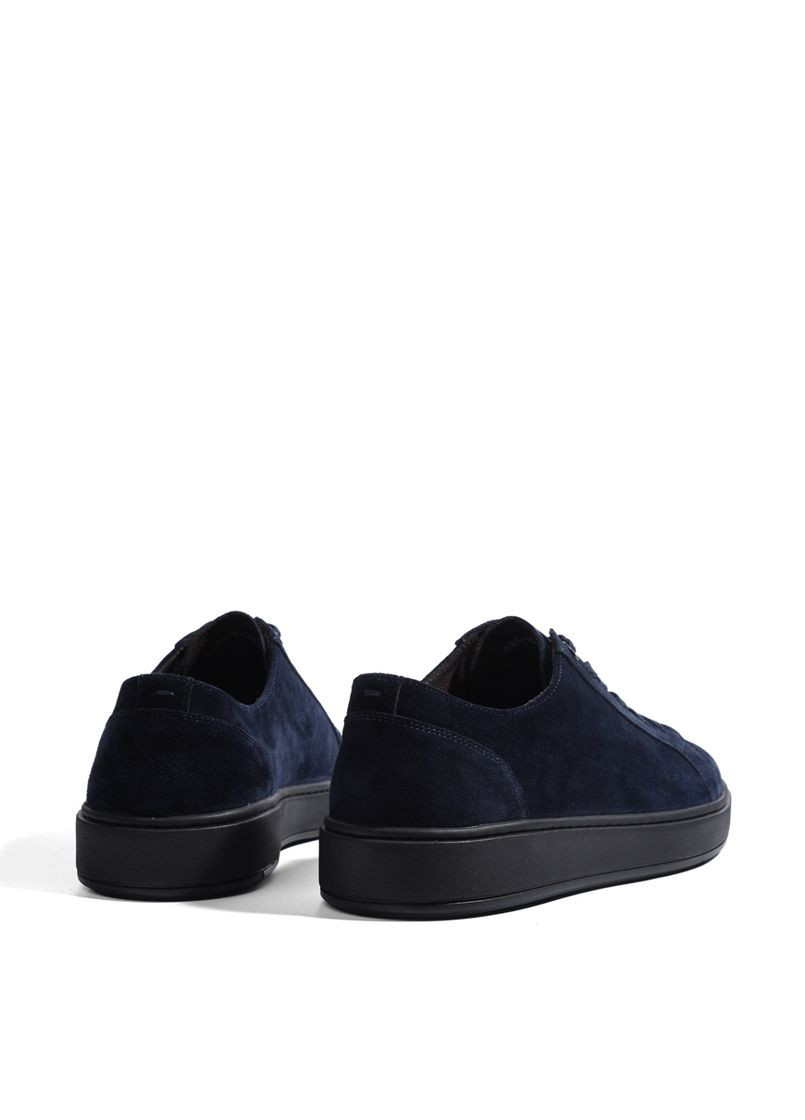 Синій чоловічі кеди 1030-10-c263 синій замша MIRATON