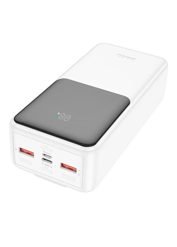 Внешний аккумулятор J119B Sharp charger 22.5W+PD20 полностью совместимый пауэрбанк с цифровым дисплеем и кабелем (30000mAh) Hoco (401875302)