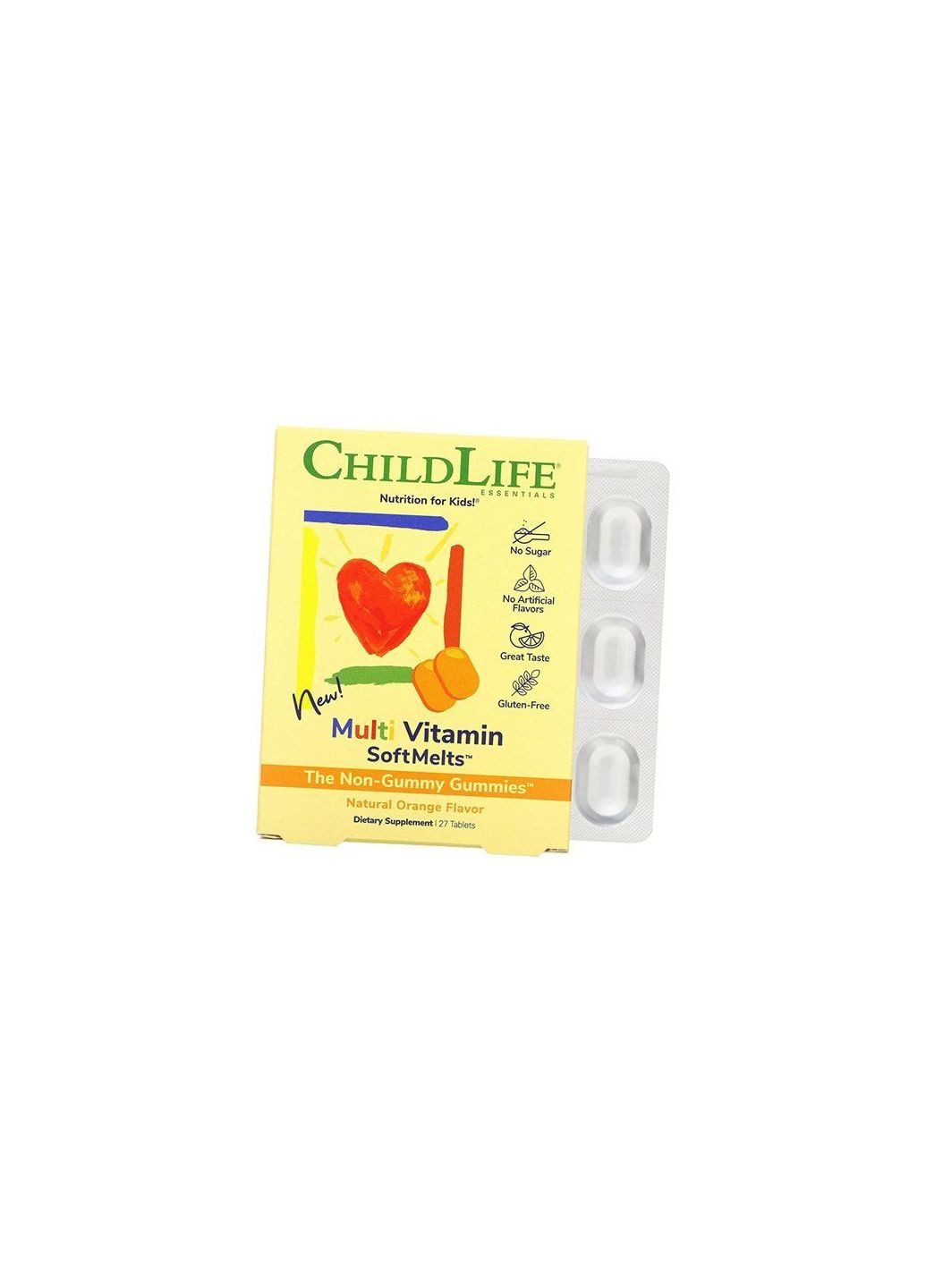 Multi Vitamin SoftMelt 27таб Апельсин (36514002) ChildLife (293256691)