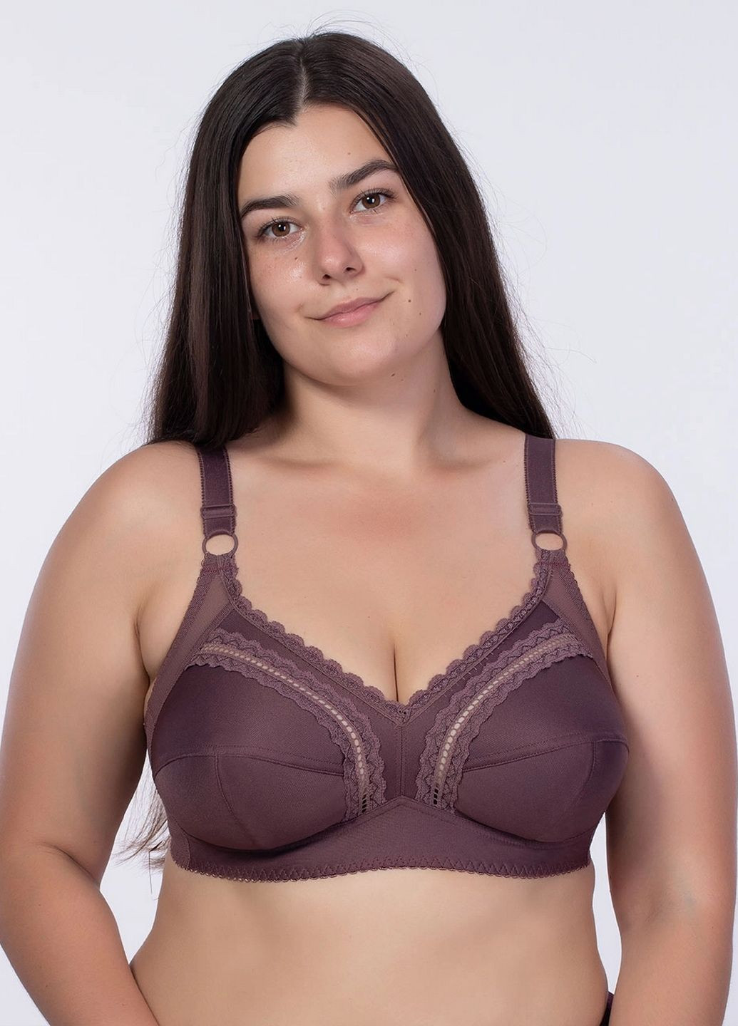 Кофейный бюстгальтер Elita без косточек