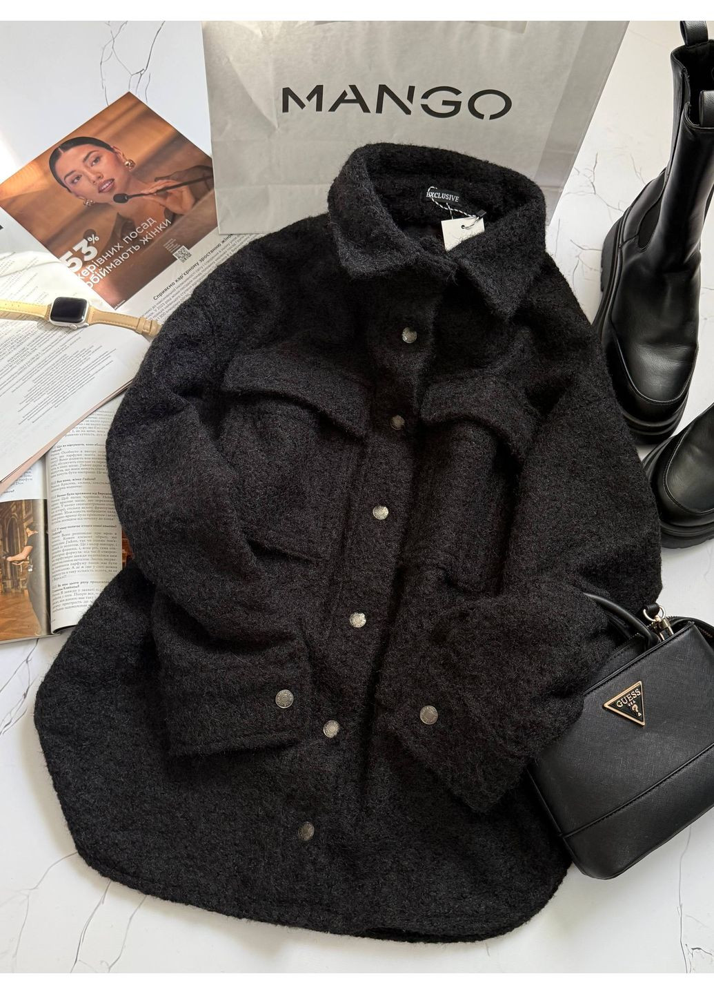 Тепла сорочка з альпаки “Зимовий затишок” | Розмірна сітка в описі DK/DL Мода без кордонів (360984146)