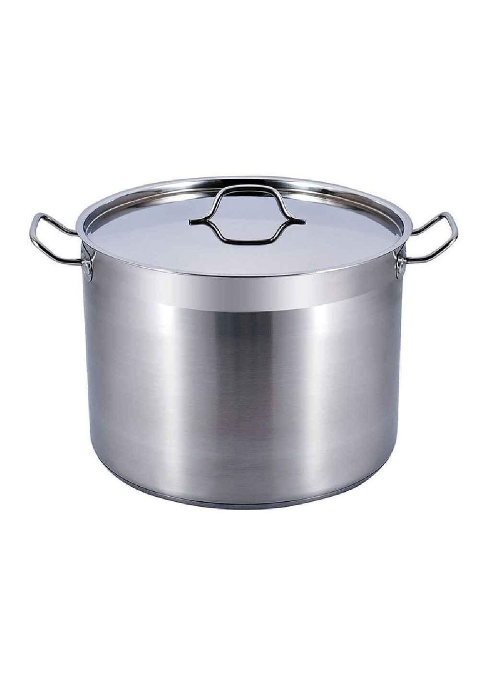 Каструля з нержавіючої сталі 19л циліндрична, кришка нержавіючої ZB-32 ТМ Zauberg (304760693)