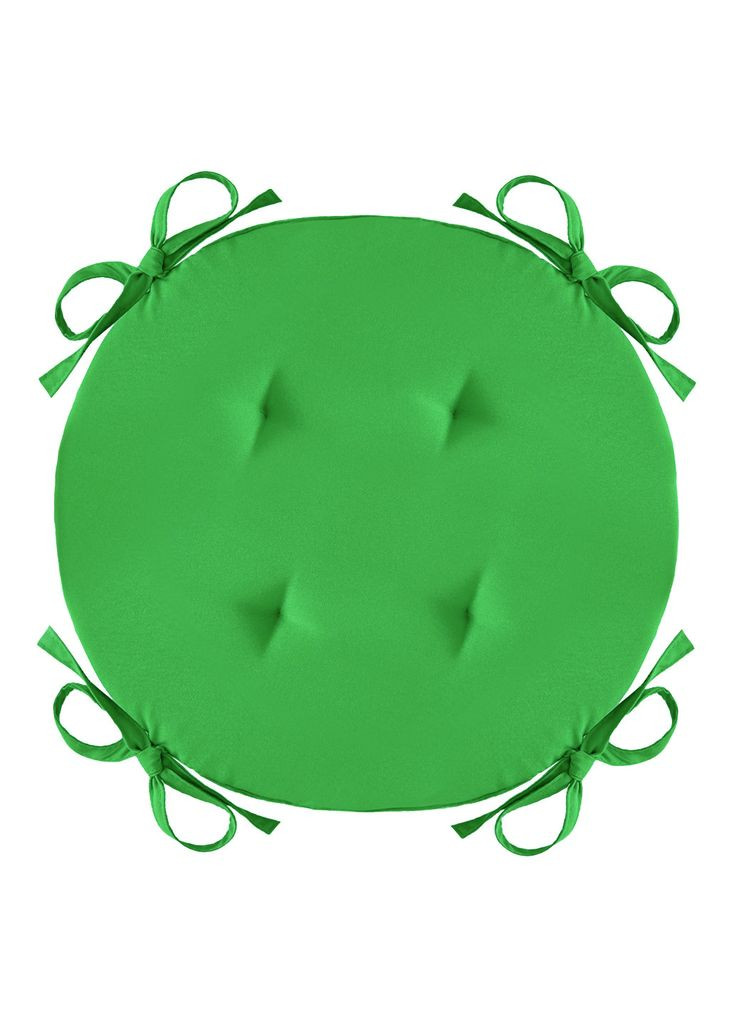 Подушка на крісло Ø 30х2 см світло-зелений No Brand (325258716)