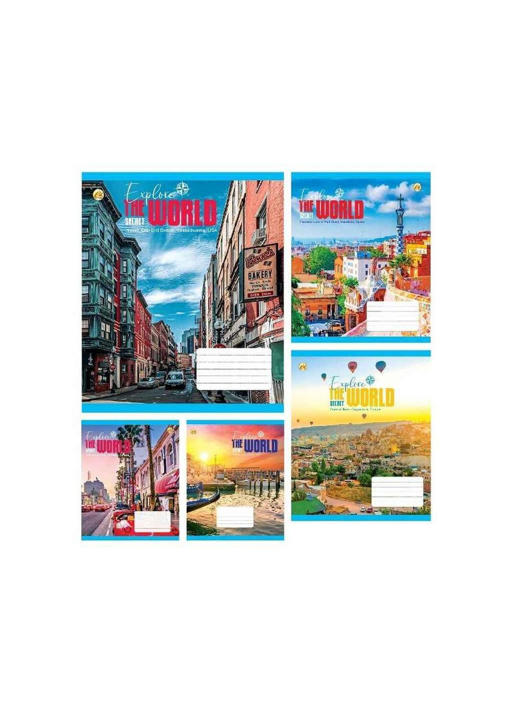 Тетрадь в клеточку 96л. 10шт/уп Твердая 41706 Город Тетрада (354341939)