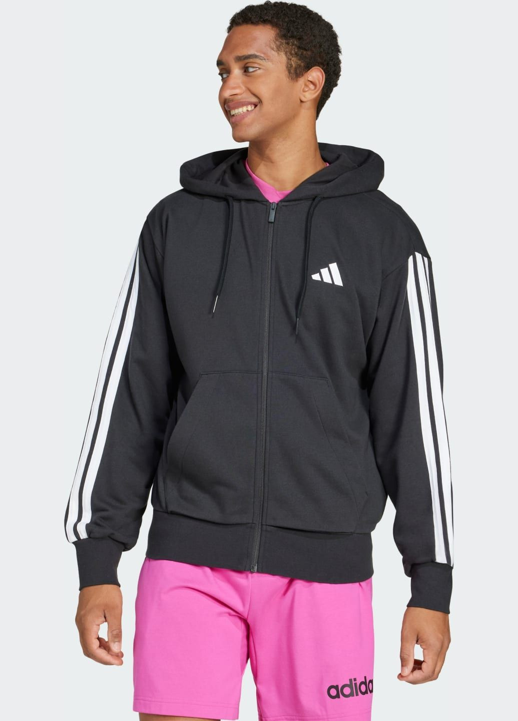 Толстовка Essentials 3-Stripes French Terry adidas (316580616)