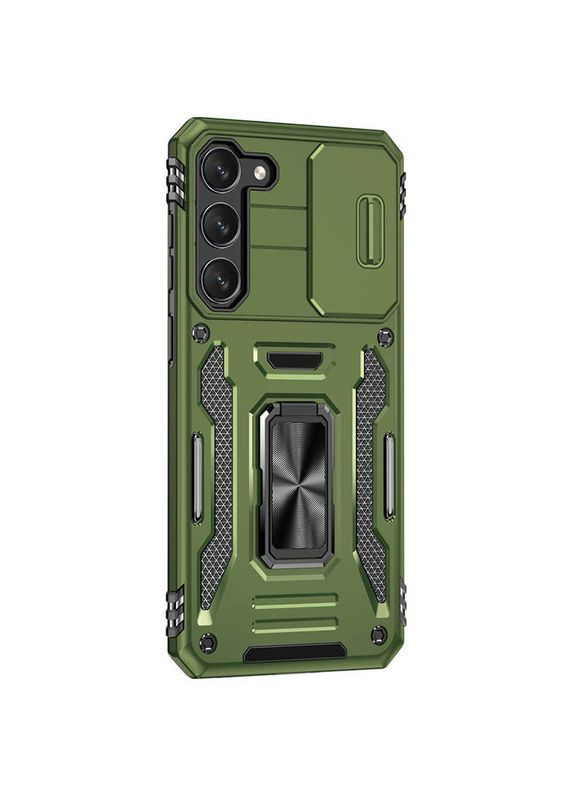 Ударостійкий чохол Camshield Army Ring для Samsung Galaxy S21 Army Green No Brand (344464989)