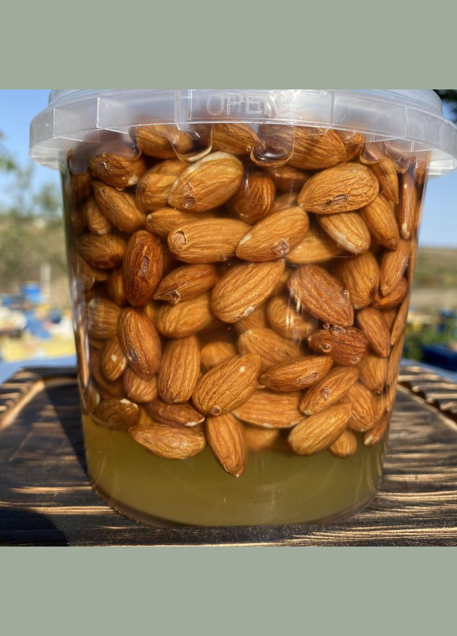 Мед акації з мигдалем 1,0 л (1200 грам) МЕД ПОШТОЮ (322148743)