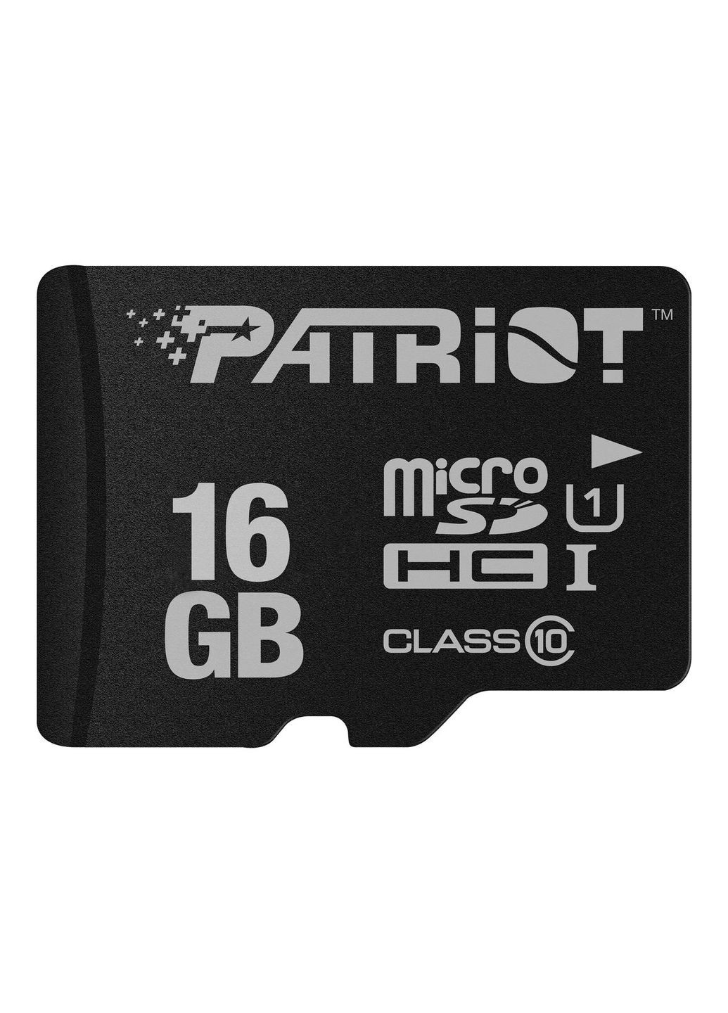 Картка пам'яті microSDHC LX Series 16 GB Class 10 з адаптером СД Patriot (282001356)