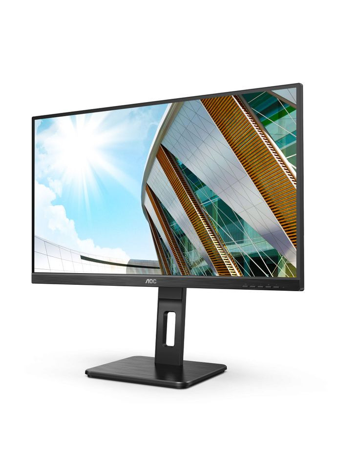 TFT 27" Q27P2CA, IPS, QHD, HDMI, DP, USBC, USB-hub, HAS, колонки, черный AOC (314748007)