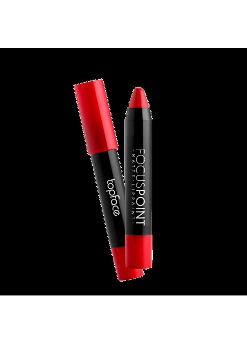 Помада-карандаш для губ Focus Point Матовая [12] PT154 3,5 г (93811) TopFace (367195679)
