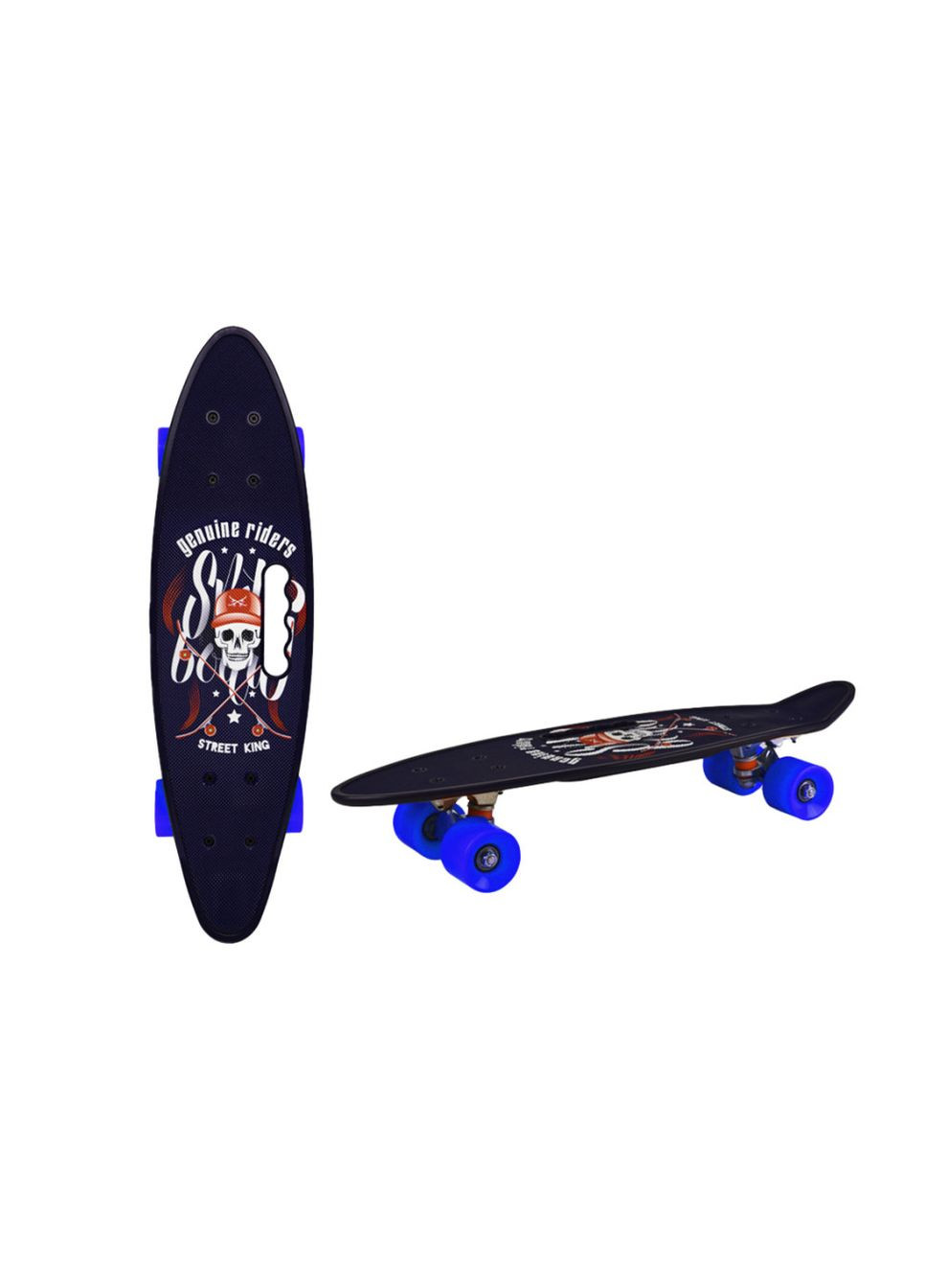 Пенни борд 24" Bambi SC20514 PU колеса, с ручкой Синий BMW (315388487)