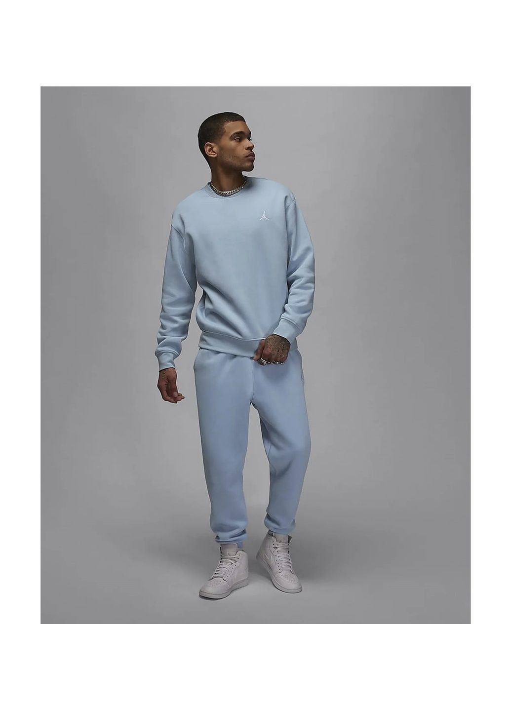 Світшот чоловічий Essentials Light Blue Air Jordan (364662454)