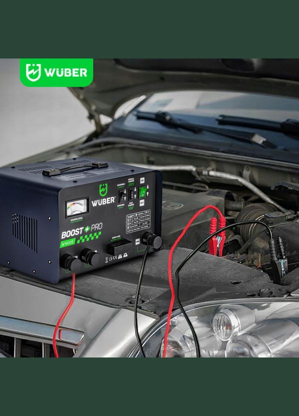 Зарядное устройство для автомобильного аккумулятора 40А 12/24В 20-400Aг (Польша) Wuber (338854708)