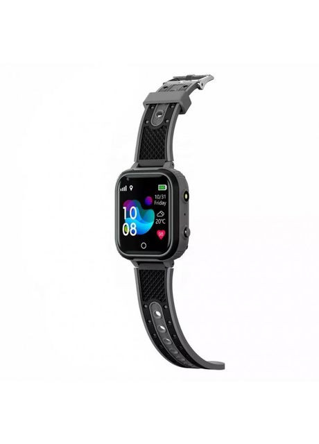 Детские умные смарт-часы LT21 с водонепроницаемым корпусом камерой GPS-трекером и видеозвонком Черный 4G Lemfo (349824303)