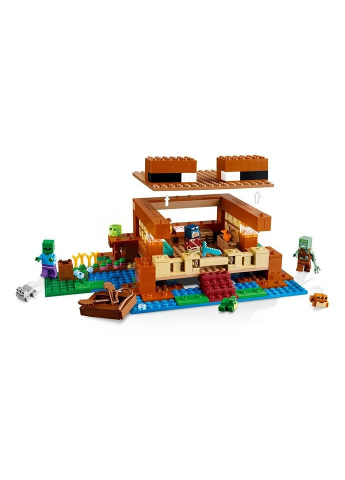 Конструктор Minecraft Будинок у формі жаби 400 деталей (21256) Lego (281425579)