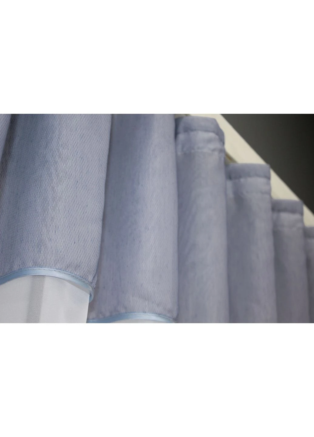 Кухонная гардина № 036к арка белый с серый 280х170 см (52-0696) VR-Textil (300580024)