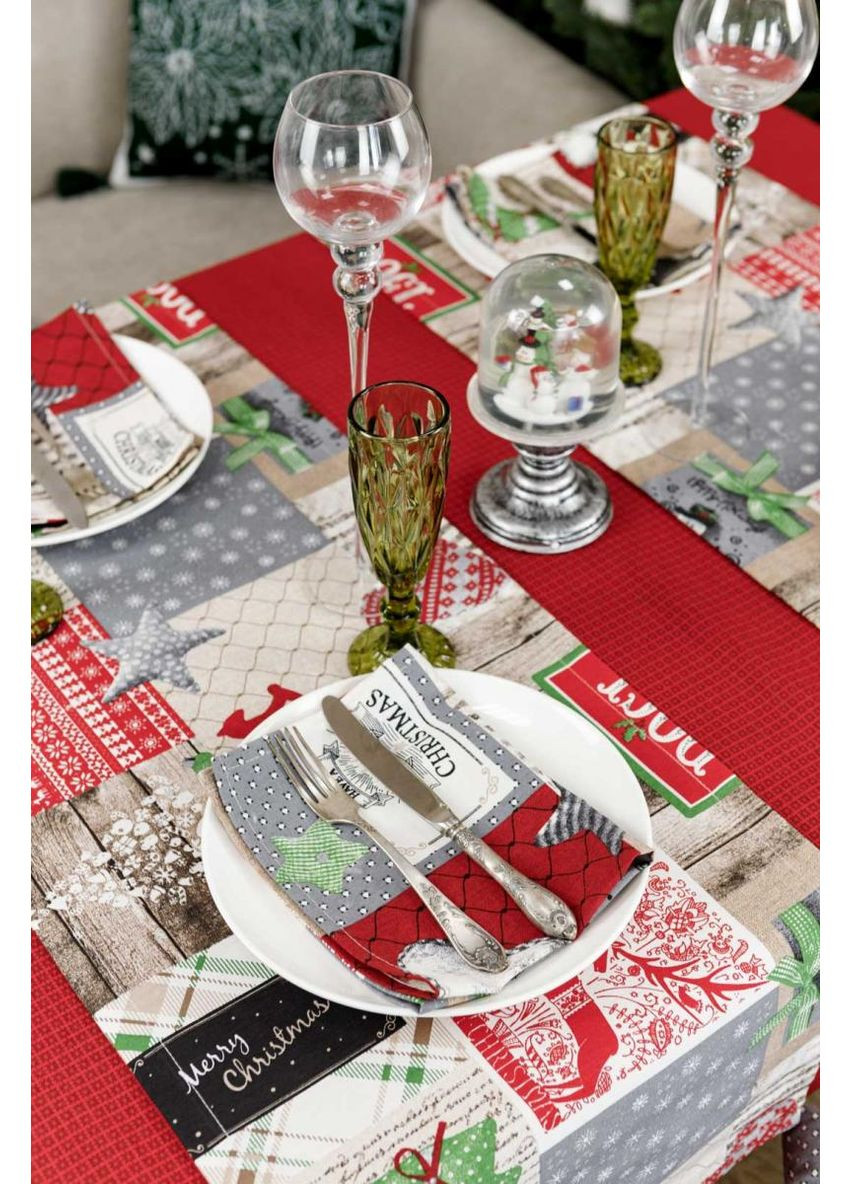 Раннер на стол Merry Christmas 40x140 см Прованс (366969971)