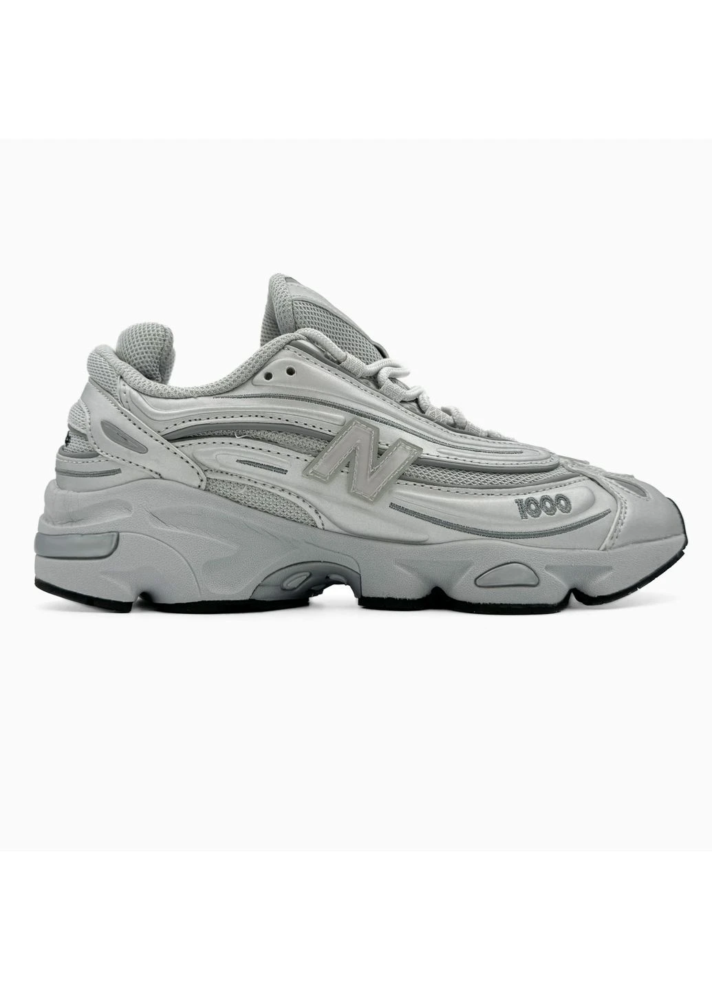 КРОССОВКИ ЖЕНСКИЕ NEW BALANCE 1000 SILVER НЬЮ БЕЛАНС 1000 СЕРЫЕ No Brand серые демисезоны (391051111)