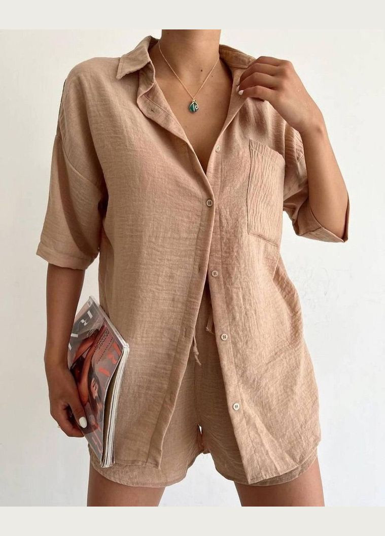 Костюм 2 в 1 Тканина Американський Креп No Brand (345065110)