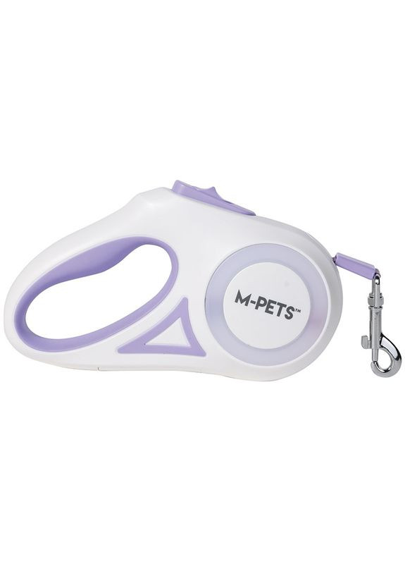 Повідець-рулетка з підсвічуванням для собак Flash Retractable Dog Leash - 3 м M-Pets (327391435)