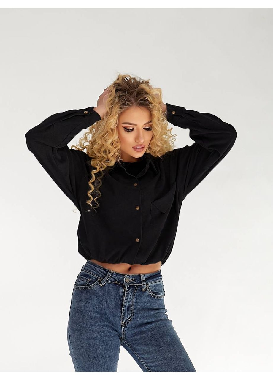 Черная рубашка Fashion