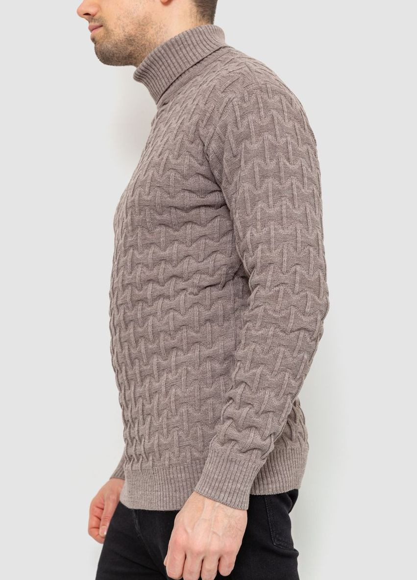 Гольф-светр чоловічий, колір мокко, Ager (292130647)