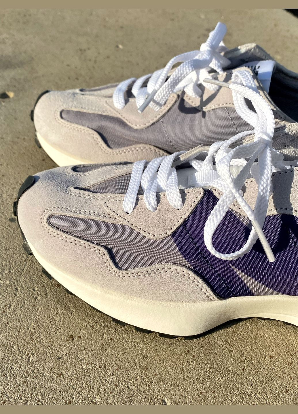 Фіолетові Осінні кросівки чоловічі і жіночі new balance 327 purple | нью беланс 327 фіолетові No Brand