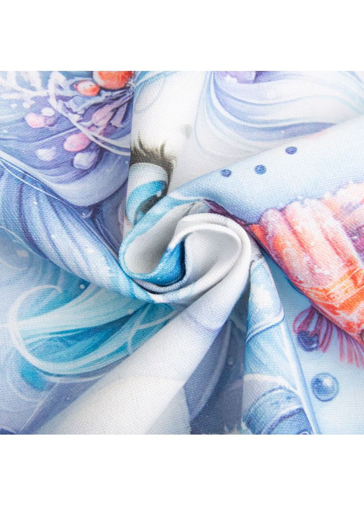 Тканина декоративна бавовна скатертина 150 см 230 г/м2 для скатертин, штор, декору, новорічний, різдвяний принт IDEIA (366089591)