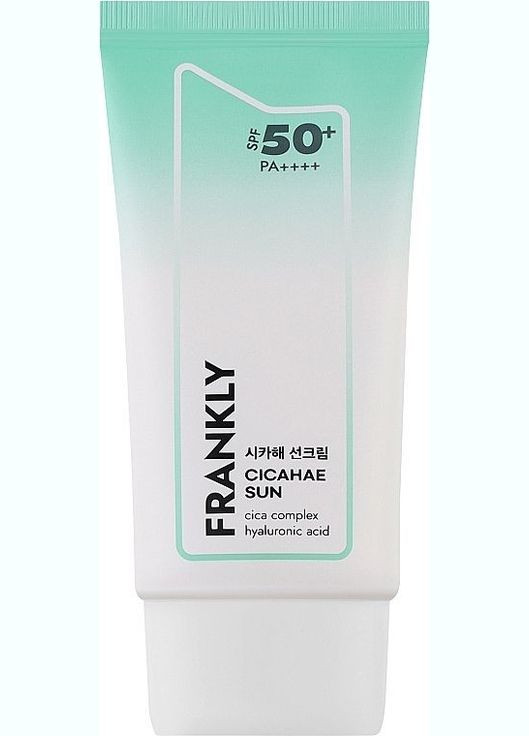 Frankly Крем успокаивающий солнцезащитный 50 мл Cicahae Sun SPF 50+ — Крем, Южная Корея (316257666)