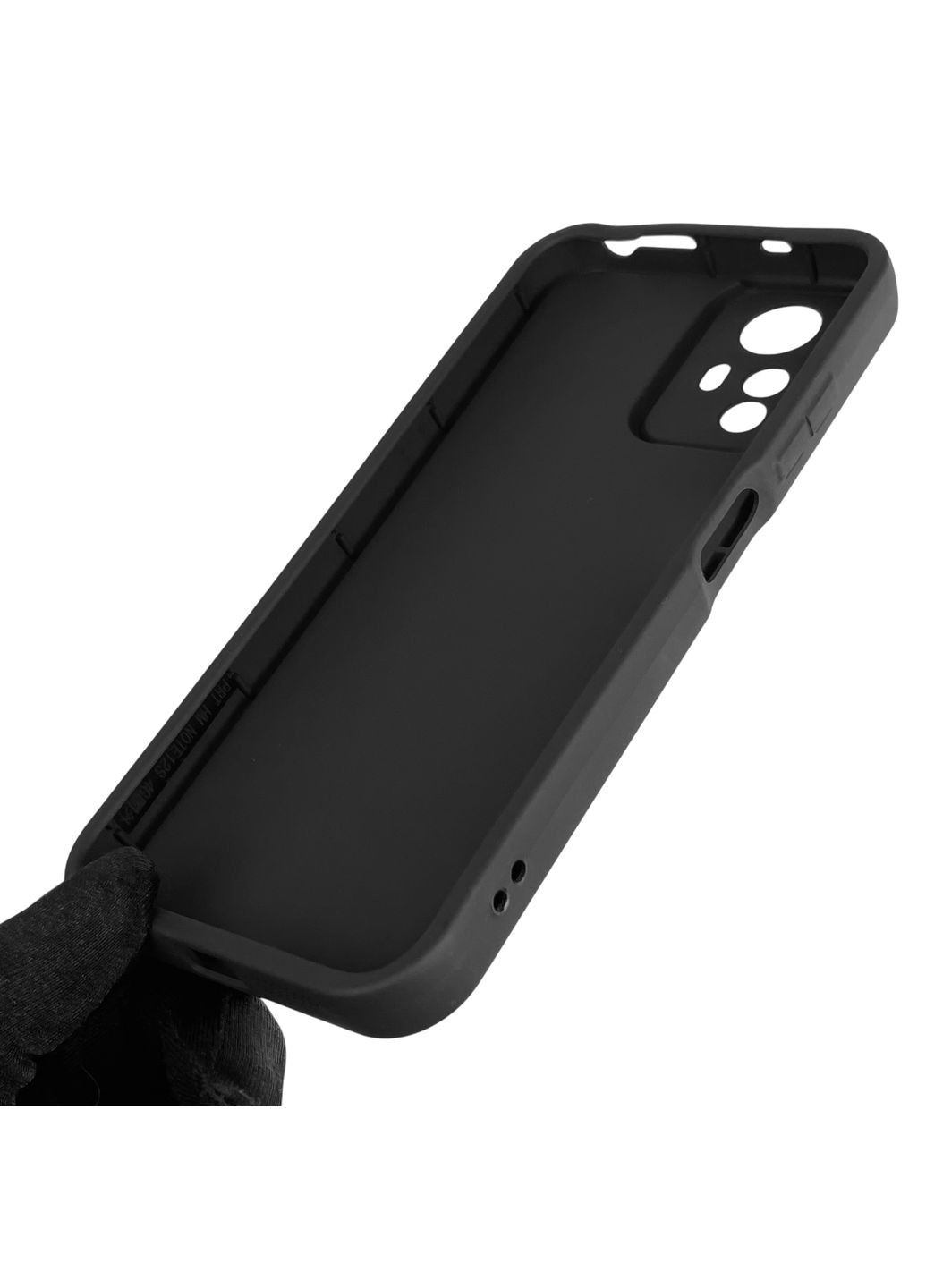 Чехол силиконовый Soft Touch с 3D принтом Майнкрафт для Redmi Note 12s 4G черный (Полная защита камеры) Xiaomi (373425025)