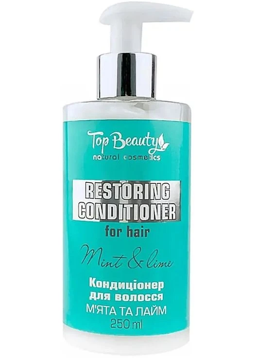 Кондиціонер для волосся "М'ята і лайм" Restoring Conditioner For Hair Mint And Lime 250ml (1258097-191712) Top Beauty (368648027)