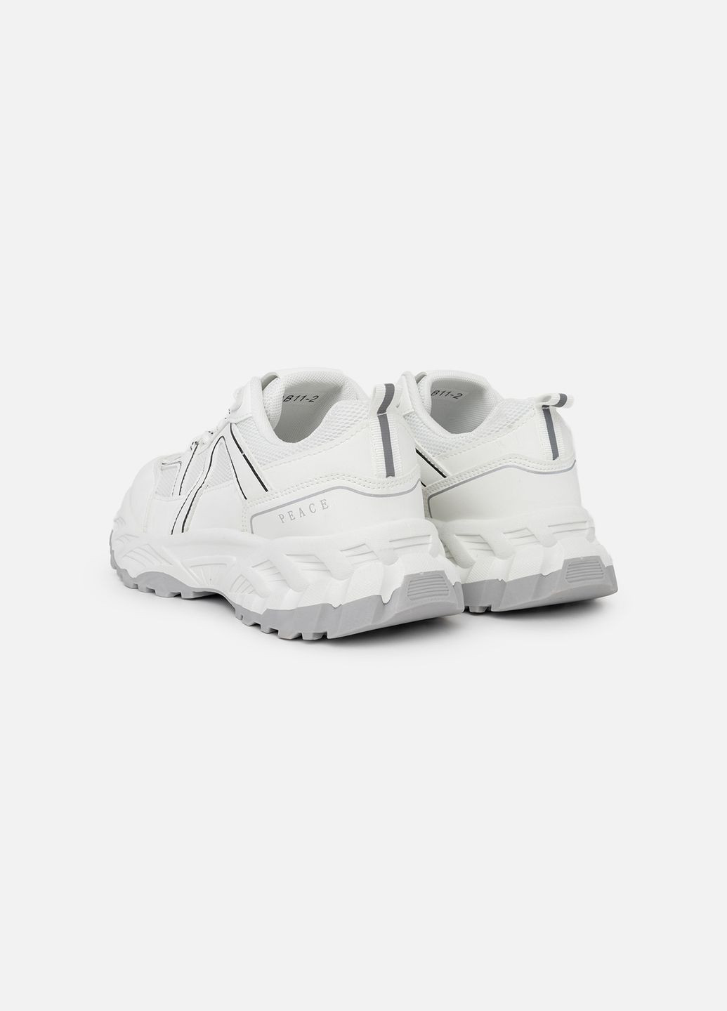Белые демисезонные женские кроссовки цвет белый цб-00244996 No Brand
