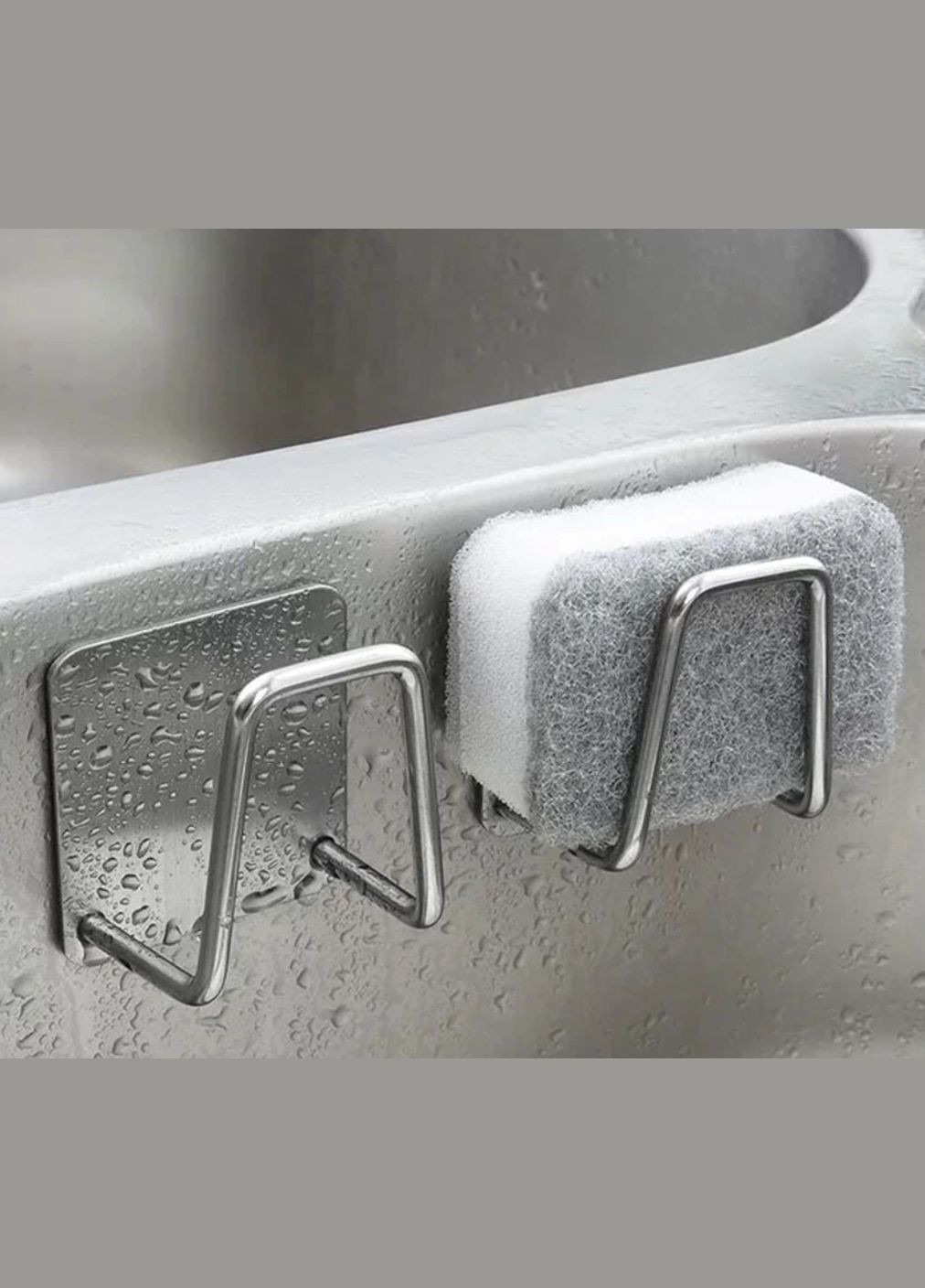 Держатели для кухонной губки в раковину (2шт). Крючки на кухню No Brand (316681992)