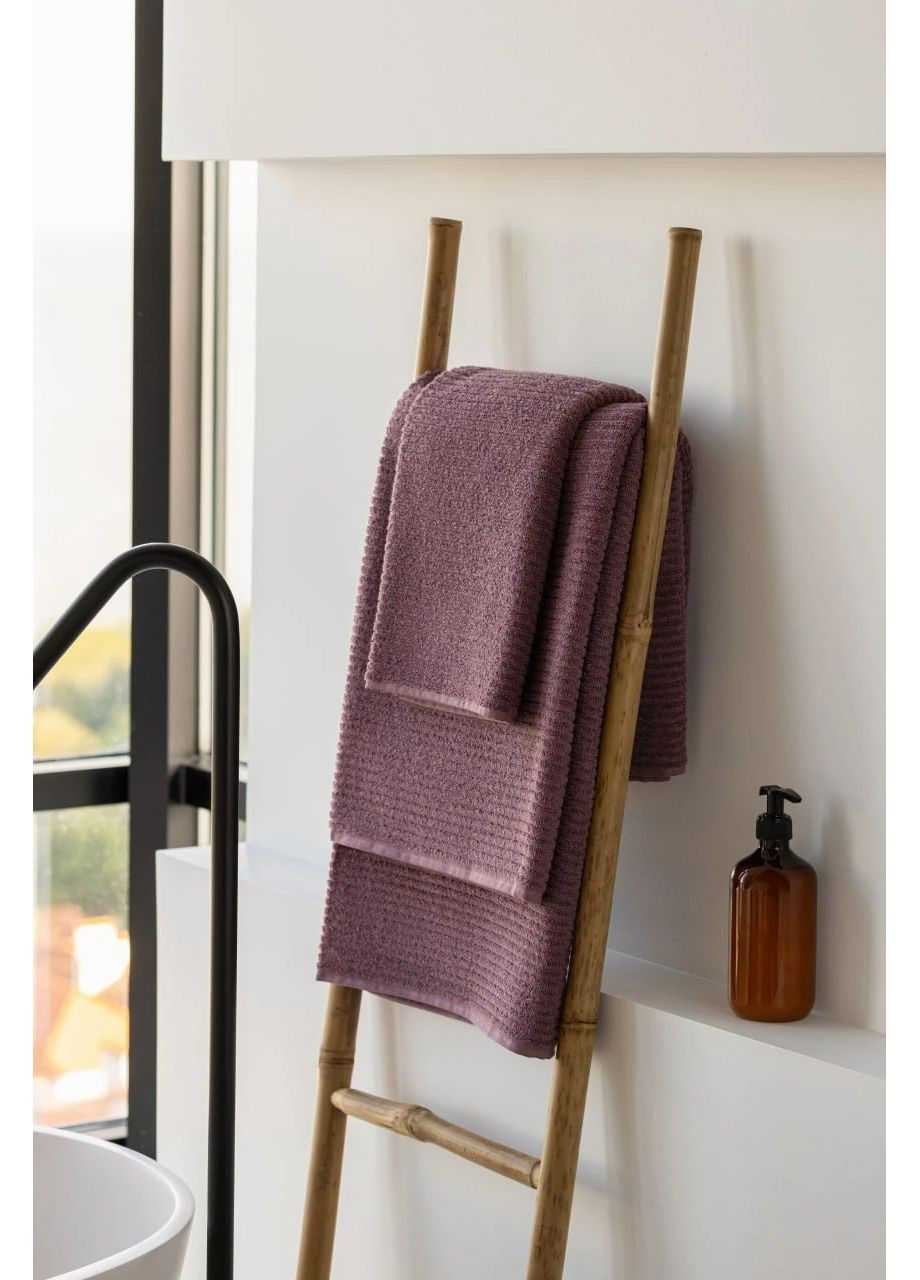 Рушник Magma, 50х90см HYGG смужка бордовий