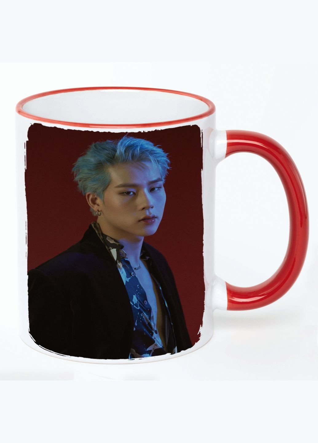 Чашка TWICE K-pop #010 (кухоль, кухоль) Біла з Червоною ручкою 330 мл No Brand (322715139)