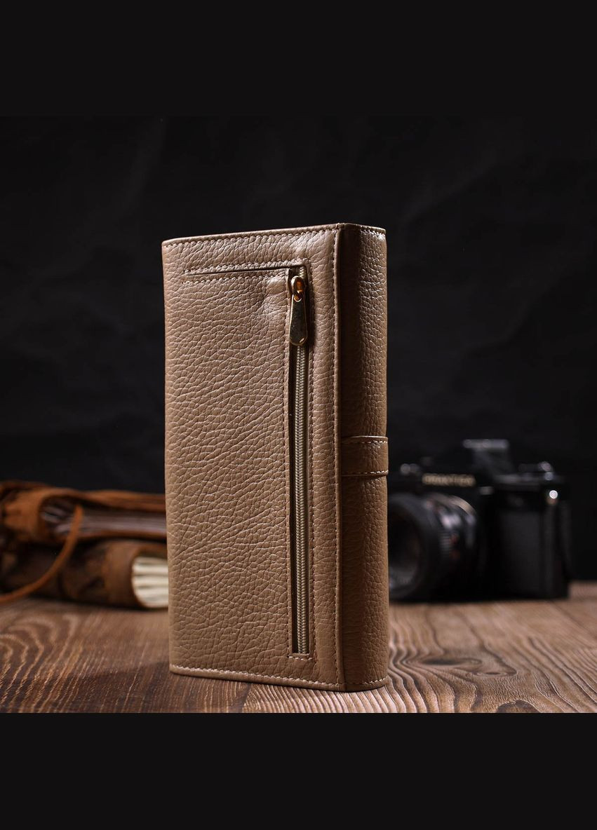 Практичный женский кошелек с большим количеством отделений из натуральной кожи 21959 Tony Bellucci (329149012)