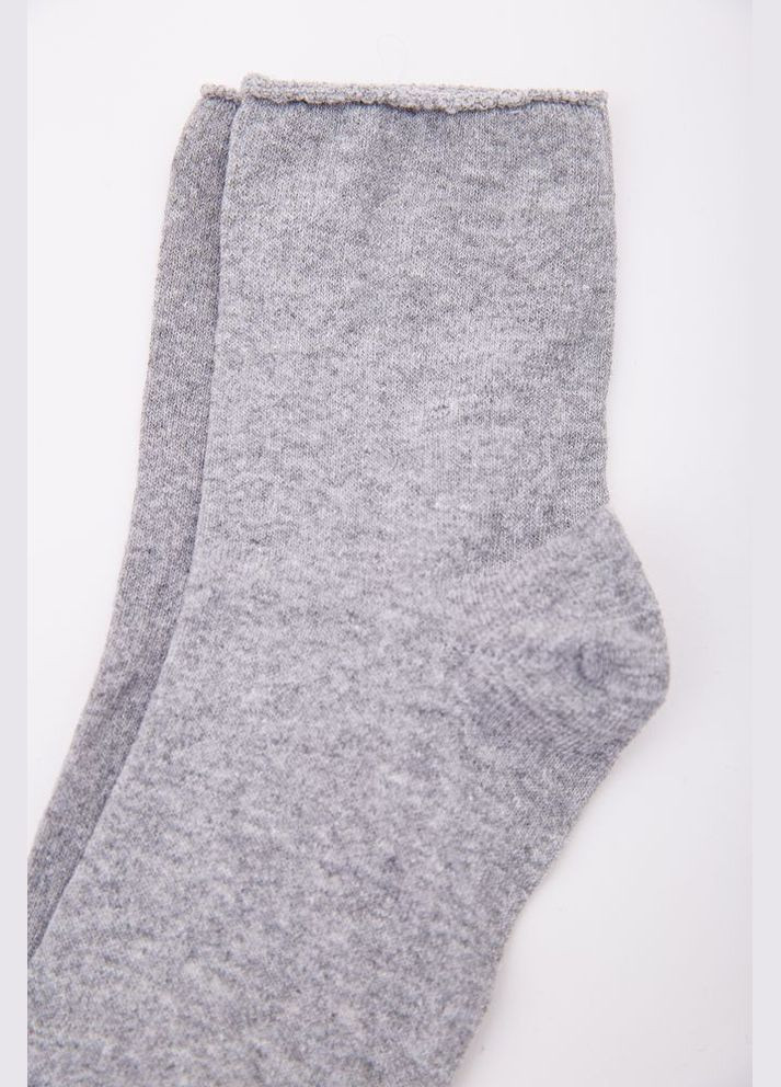 Светло-серые женские носки, средней длины, черного цвета, Ager (317449924)