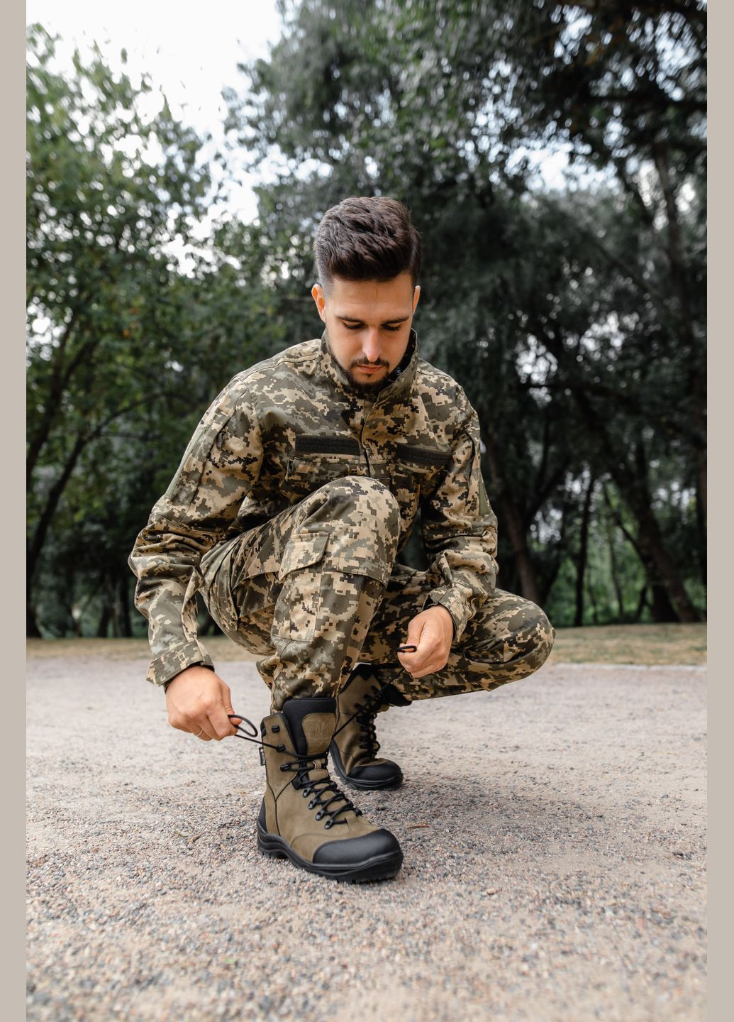 Кожаные Зимние Женские Берцы Тактические. 36-40р Олива. Удобные и долговечные! 45ZF-2108 No Brand (301138670)