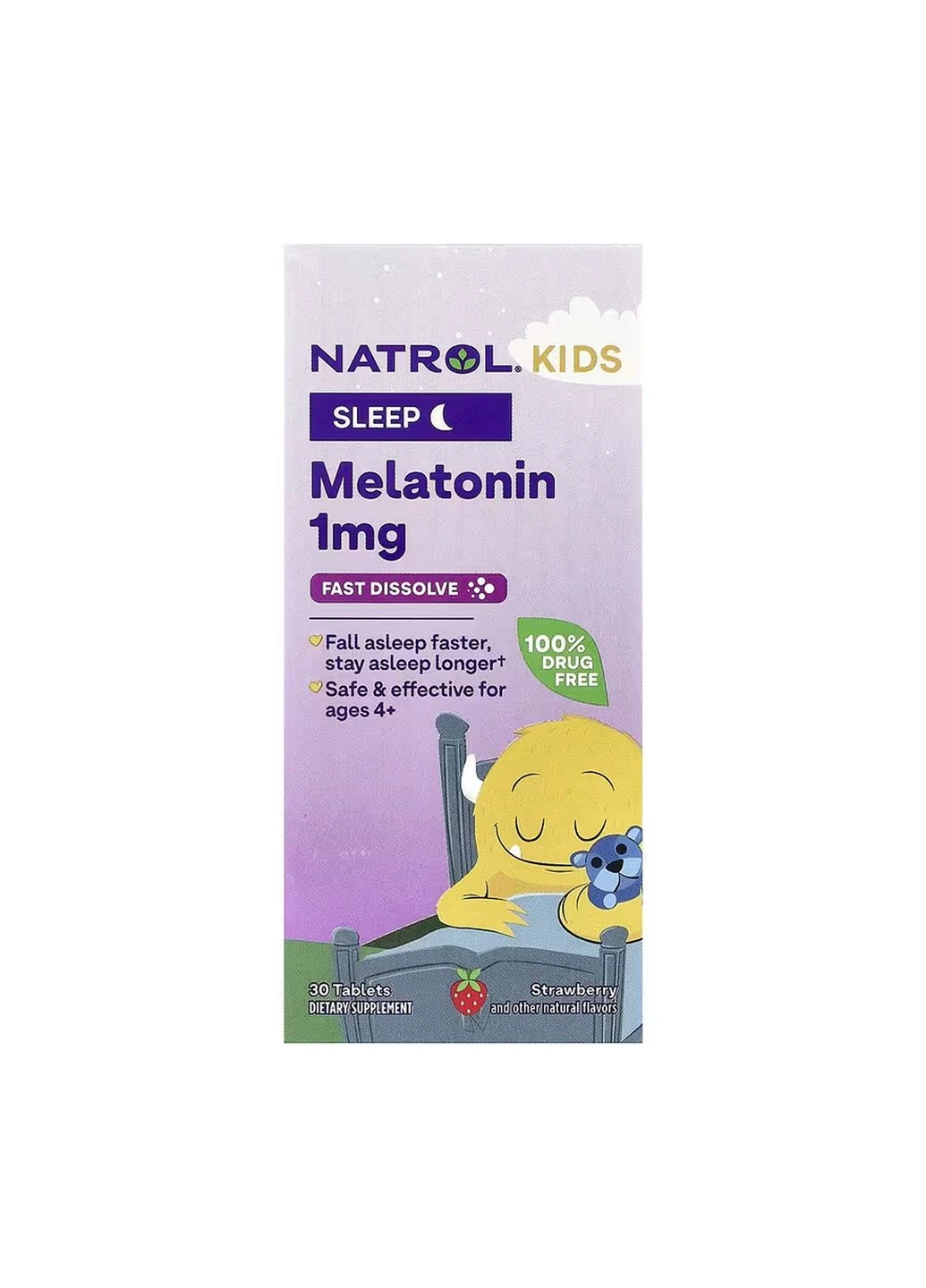 Kids Melatonin 1mg - 30 tabs (До 12.26) Natrol (396530602)