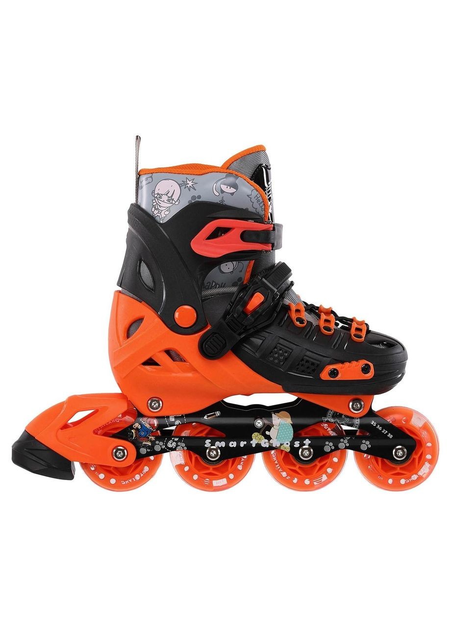 Роликовые коньки раздвижные Smart 155K Черный L ( ) Ghost (346490487)