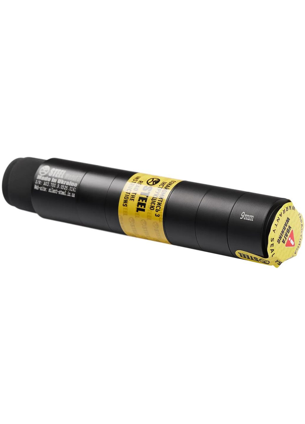 Глушник Modul 9 9мм. різьба М13.5х1L Чорний Steel (363019871)