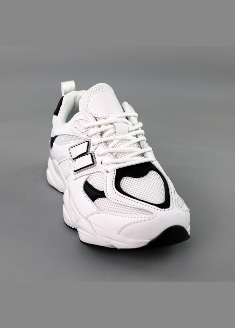 Кроссовки женские кожа сетка Stilli белые (329787067)