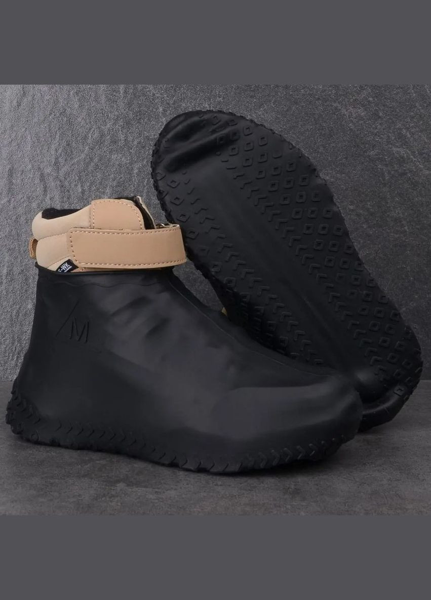 Повномірні силіконові чохли-бахіли для взуття 30-35, 36-40, 41-45 чорні Eva (302433048)