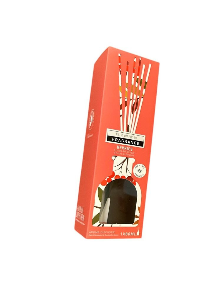 Аромадіфузор з паличками "Berries" 80мл Home (362343308)